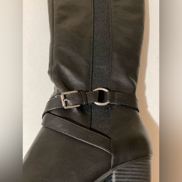 SOUL Naturalizer Black Timber Synthetic Boots - Picture 7 of 15